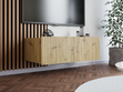 TV-Lowboard mit Türen 100 cm Kioto Artisan Eiche