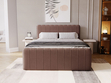 Boxspringbett mit Bettkasten 180x200 Osteno Braun