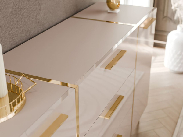 Wohnzimmer-Set im Glamour-Stil Lunelie Kaschmir