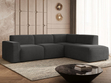 Ecksofa L-Form Rechts Eluno Grau
