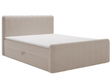 Boxspringbett mit Bettkasten 140x200 Osteno Beige