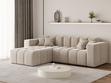 Ecksofa L-Form Links Moderne Ecksofa Loopo Beige