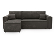 Modernes Ecksofa mit Schlaffunktion und Stauraum Prato L Dunkelgrau