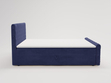 Boxspringbett mit Bettkasten 180x200 Lunaris Blau