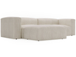 Ecksofa L-Form Links Moderne Cord Ecksofa Landi Beige