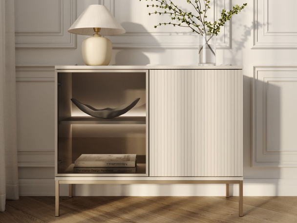 Türkommode mit Led Deo 104 cm Kaschmir