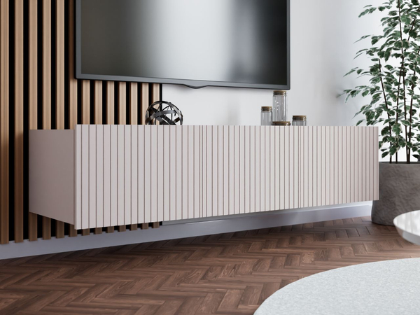 TV-Lowboard mit Türen 150 cm Kioto Cashmere