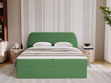 Boxspringbett mit Bettkasten 160x200 Bogota Grün