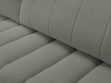 Ecksofa mit Schlaffunktion und Bettkasten Links Adoro Grau 