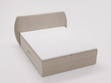 Boxspringbett mit Bettkasten 140x200 Bogota Beige