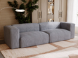 Sofa Moderne Cord Sofa für Wohnzimmer Landi Grau