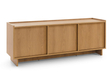 Dreitüriges TV-Lowboard 147 cm für Wohnzimmer Azumi Karamell Eiche