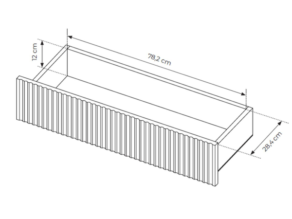 Kommode mit Türen und Schubladen 187 Gradimento Eiche Cremona