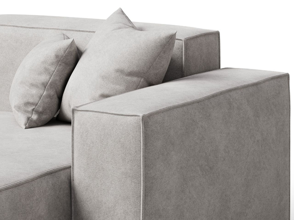 Ecksofa L-Form Rechts Arizona Hellgrau