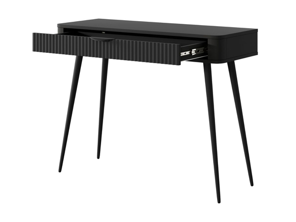 Schminktisch mit Schwarzen Metallbeinen Latina Schwarz