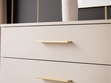 Kommode mit Türe, Schubladen und LED-Beleuchtung Nuveo Kaschmir