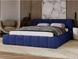 Polsterbett mit Bettkasten und Lattenrost 180x200 Ibiza Dunkelblau