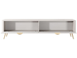 TV-Lowboard mit Türen 200 cm Latina Beige