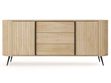 Schiebetüren-Kommode 200 cm Passione Eiche Cremona