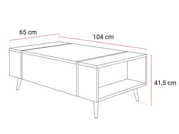 Wohnzimmer-Set im Glamour-Stil Lunelie Kaschmir
