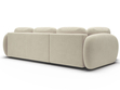 Ecksofa mit Schlaffunktion und Bettkasten Rechts Carino Beige