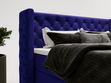 Boxspringbett mit Bettkasten 160x200 Lion Dunkelblau