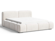 Polsterbett mit Bettkasten und Lattenrost 180x200 Aubi Creme