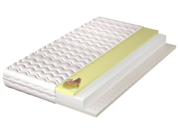 Schaumstoffmatratze mit Memory-Schaum und Latex Tenso 100x200