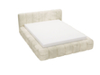 Polsterbett mit Bettkasten und Lattenrost 180x200 Ibiza Creme