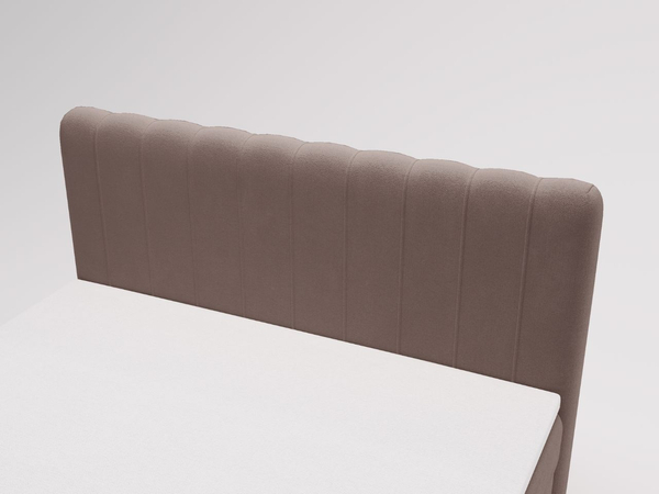 Boxspringbett mit Bettkasten 140x200 Osteno Braun