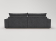Ecksofa L-Form mit Schlaffunktion und Bettkasten Havi Links Graphit