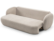 Schlafsofa mit Bettfunktion und Bettkasten Oreo Beige