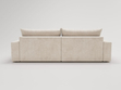 Ecksofa L-Form mit Schlaffunktion und Bettkasten Havi Rechts Hellbeige