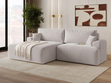 Ecksofa L-Form mit Schlaffunktion und Bettkasten Serene Links Grau