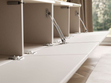TV-Lowboard im Glamour-Stil mit LED-Beleuchtung Celle, Kaschmir matt