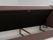 Boxspringbett mit Bettkasten 180x200 Osteno Braun