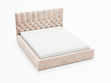 Polsterbett mit Bettkasten und Lattenrost 180x200 Roma Beige