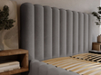 Polsterbett mit Bettkasten und Lattenrost 180x200 Rotto Grau