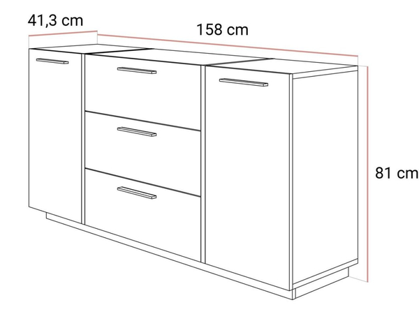 Wohnzimmer-Set im Glamour-Stil Lunelie Kaschmir