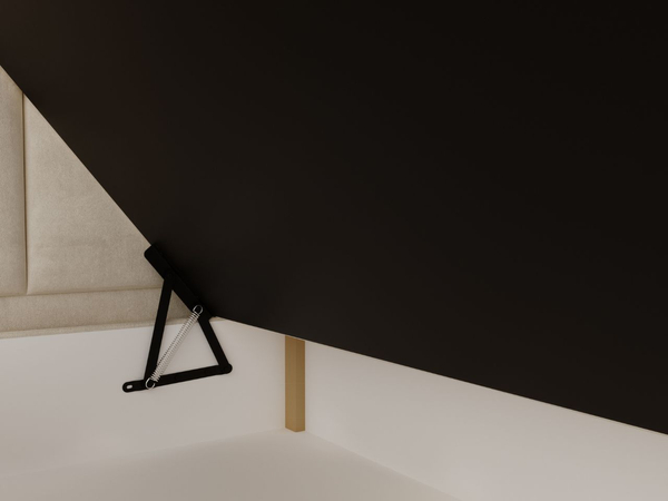 Boxspringbett mit Bettkasten 200x200 Cloud Beige