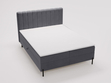 Boxspringbett mit Bettkasten 160x200 Primavera Dunkelgrau