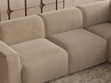 Ecksofa L-Form Rechts Eluno Beige
