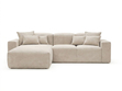 Ecksofa L-Form Links Moderne Ecksofa Leni Beige