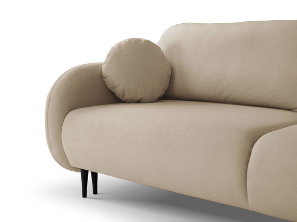Schlafsofa mit Bettfunktion und Bettkasten Alta Braun