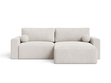 Ecksofa L-Form mit Schlaffunktion und Bettkasten Aurora Hellbeige