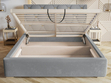 Polsterbett mit Bettkasten und Lattenrost 140x200 Tasso Schwarz