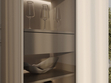 Vitrinenschrank mit Led Deo 166 cm Kaschmir