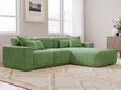 Ecksofa L-Form Rechts Moderne Ecksofa Leni Grün