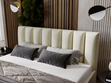 Polsterbett mit Bettkasten und Lattenrost 120x200 Neos Beige