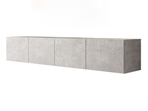 Hängeschrank mit Türen 200 cm Nodoo Beton